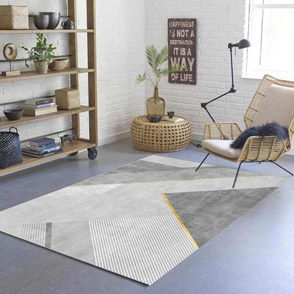 Foldable Washable Vintage Carpets - Decorative Area Carpet for Home Décor