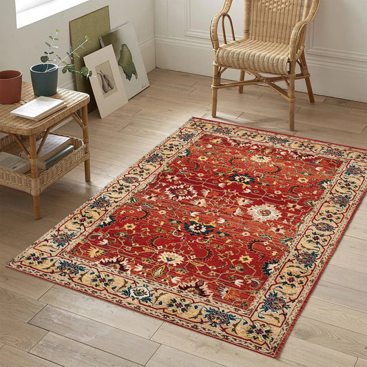 Foldable Washable Vintage Carpets - Decorative Area Carpet for Home Décor