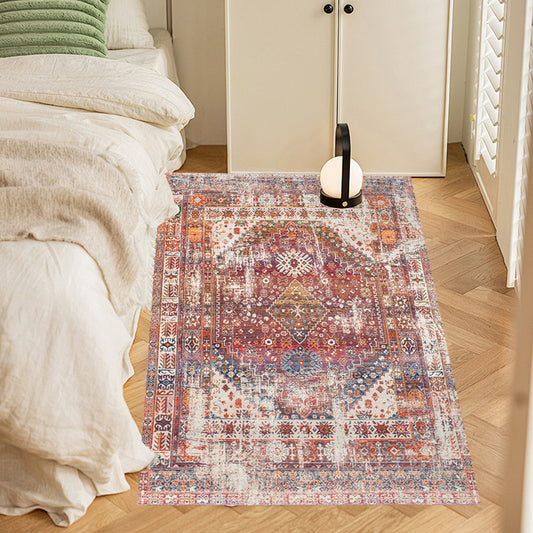 Foldable Washable Vintage Carpets - Decorative Area Carpet for Home Décor