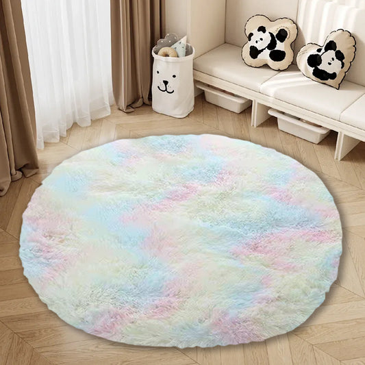 Foldable Washable Vintage Carpets with 5cm Long Pile - Decorative Area Carpet for Home Décor