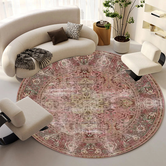 Foldable Washable Vintage Carpets - Decorative Area Carpet for Home Décor