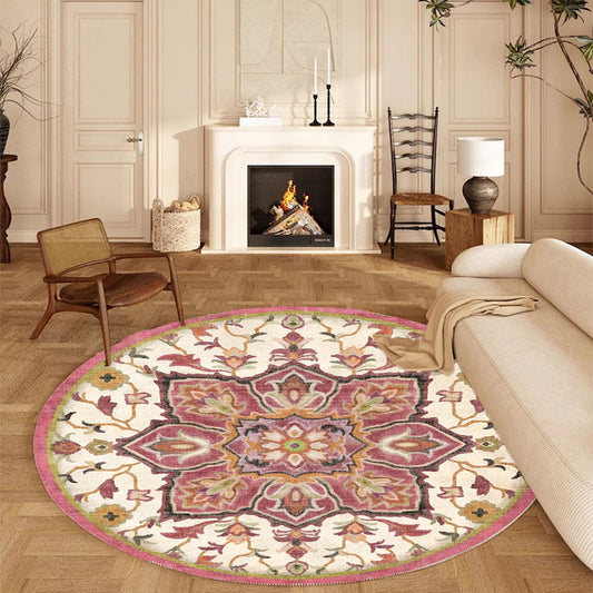 Foldable Washable Vintage Carpets - Decorative Area Carpet for Home Décor