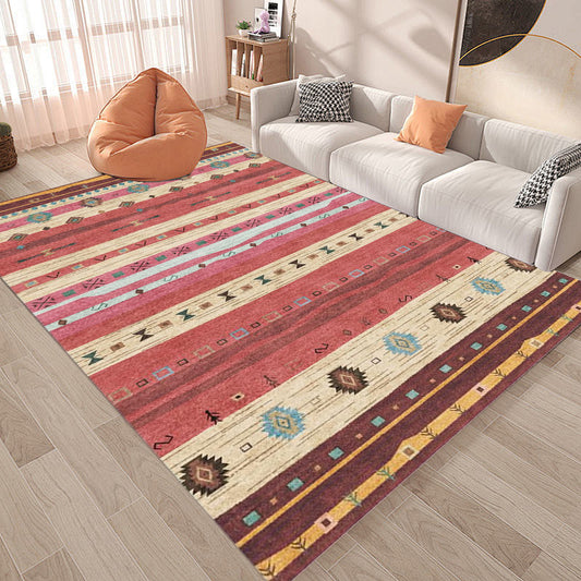 Foldable Washable Vintage Carpets - Decorative Area Carpet for Home Décor