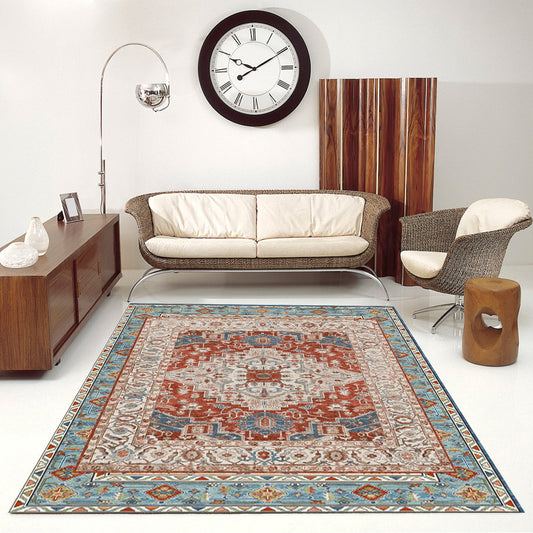 Foldable Washable Vintage Carpets - Decorative Area Carpet for Home Décor