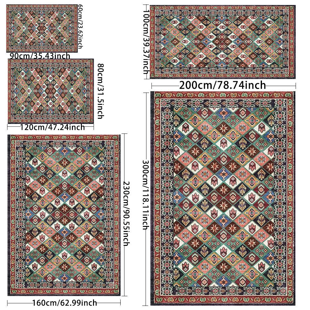 Easy to clean folding traditional carpets - Decorative Area Carpet for Home Décor