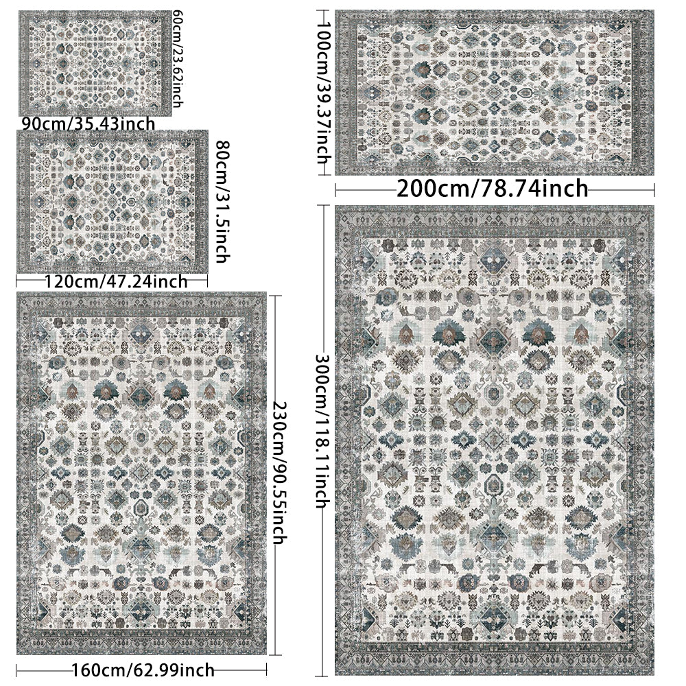 Easy to clean folding traditional carpets - Decorative Area Carpet for Home Décor