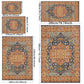 Foldable Washable Vintage Carpets - Decorative Area Carpet for Home Décor