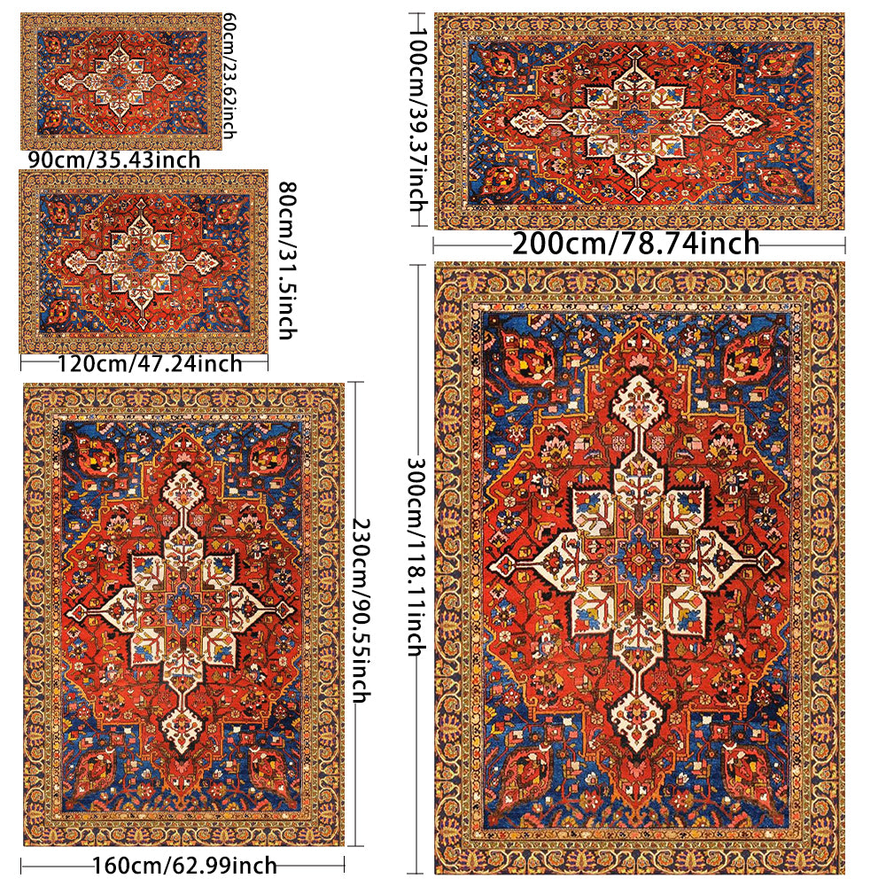 Easy to clean folding traditional carpets - Decorative Area Carpet for Home Décor