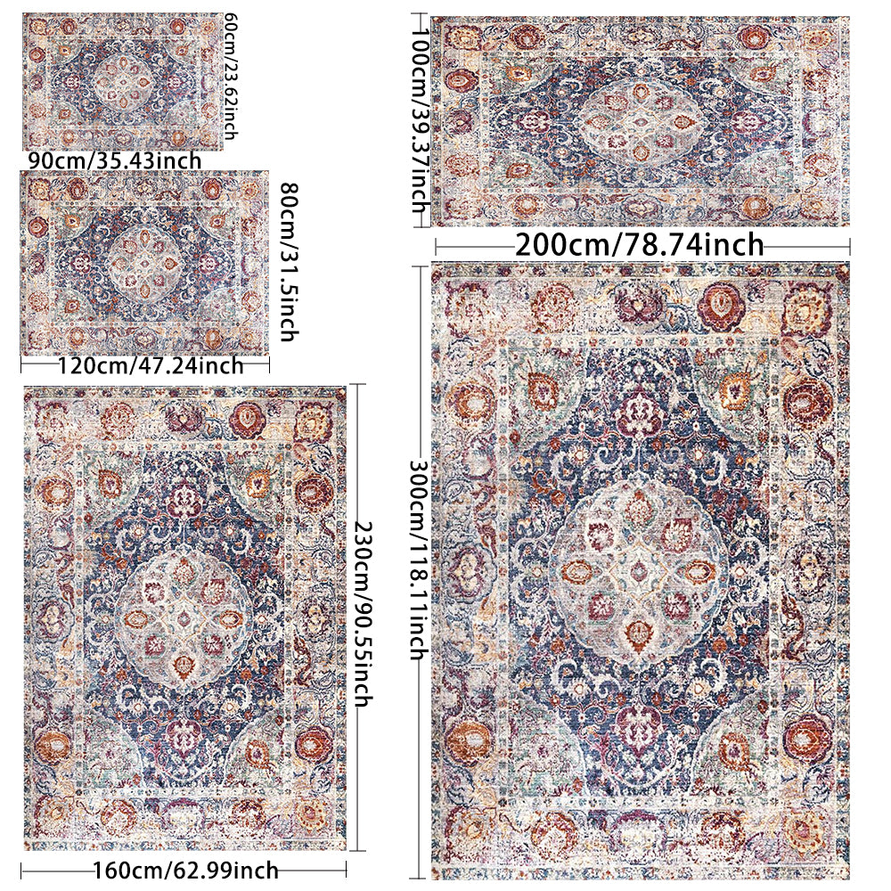 Easy to clean folding traditional carpets - Decorative Area Carpet for Home Décor