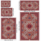 Easy to clean folding traditional carpets - Decorative Area Carpet for Home Décor