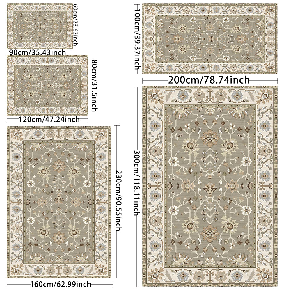 Easy to clean folding traditional carpets - Decorative Area Carpet for Home Décor