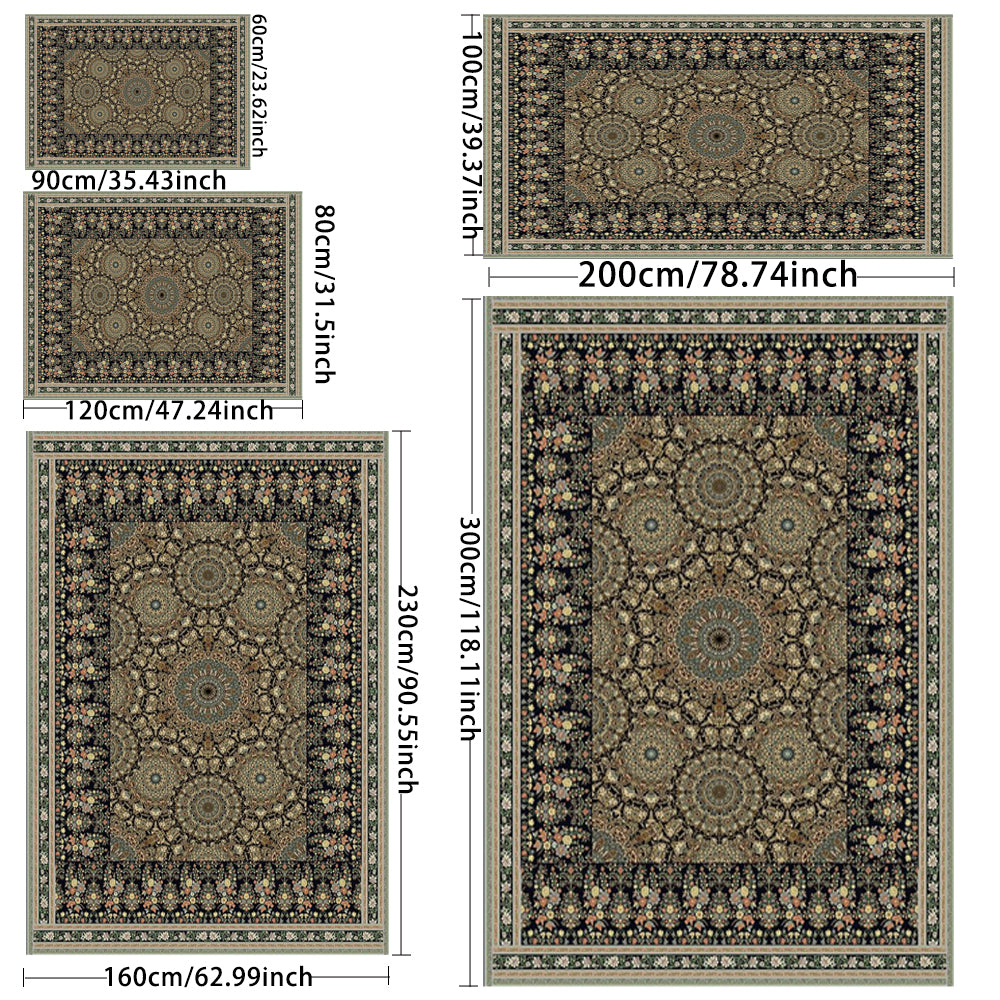 Easy to clean folding traditional carpets - Decorative Area Carpet for Home Décor