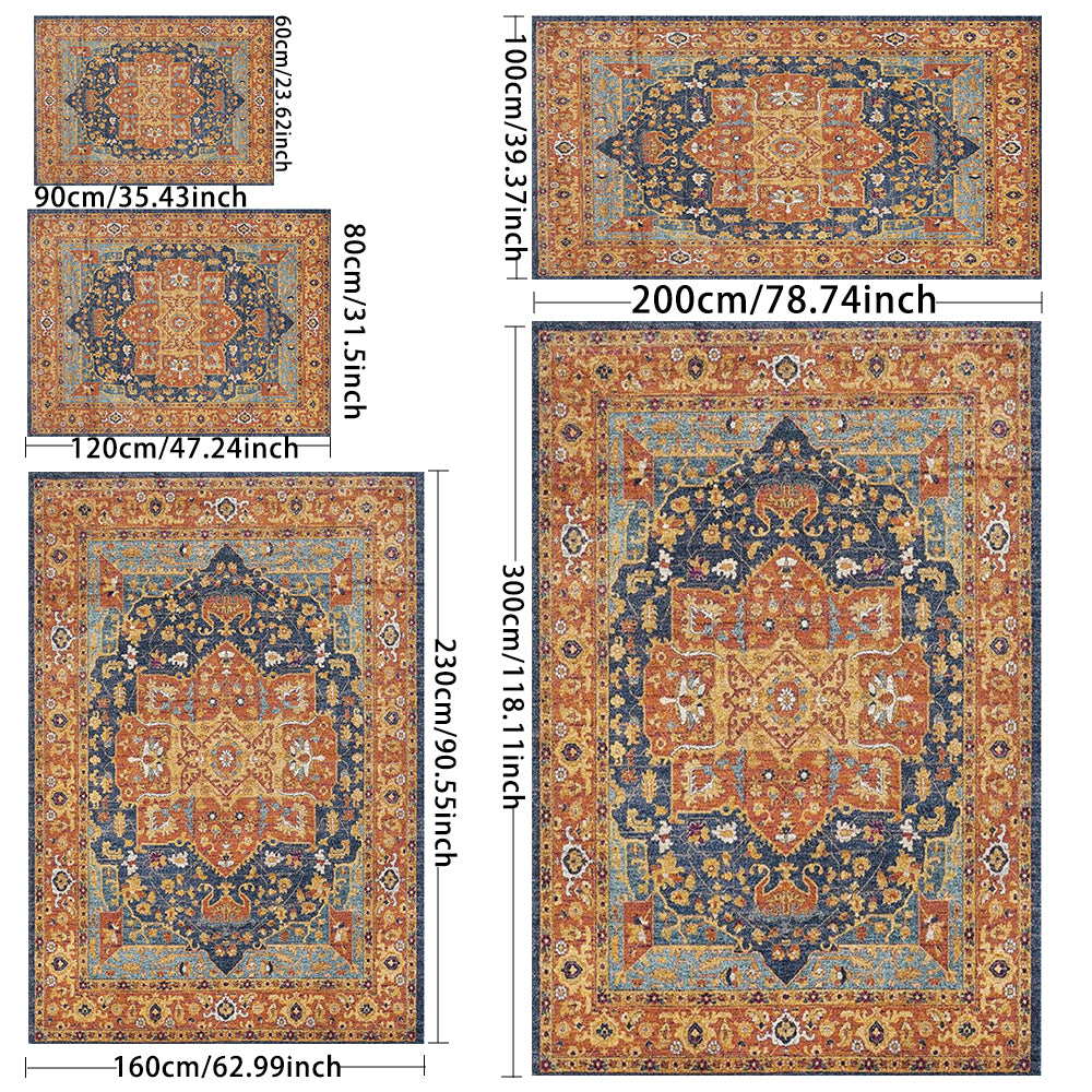 Easy to clean folding traditional carpets - Decorative Area Carpet for Home Décor