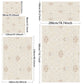 Foldable Washable Vintage Carpets - Decorative Area Carpet for Home Décor