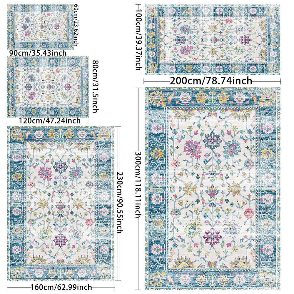 Easy to clean folding traditional carpets - Decorative Area Carpet for Home Décor