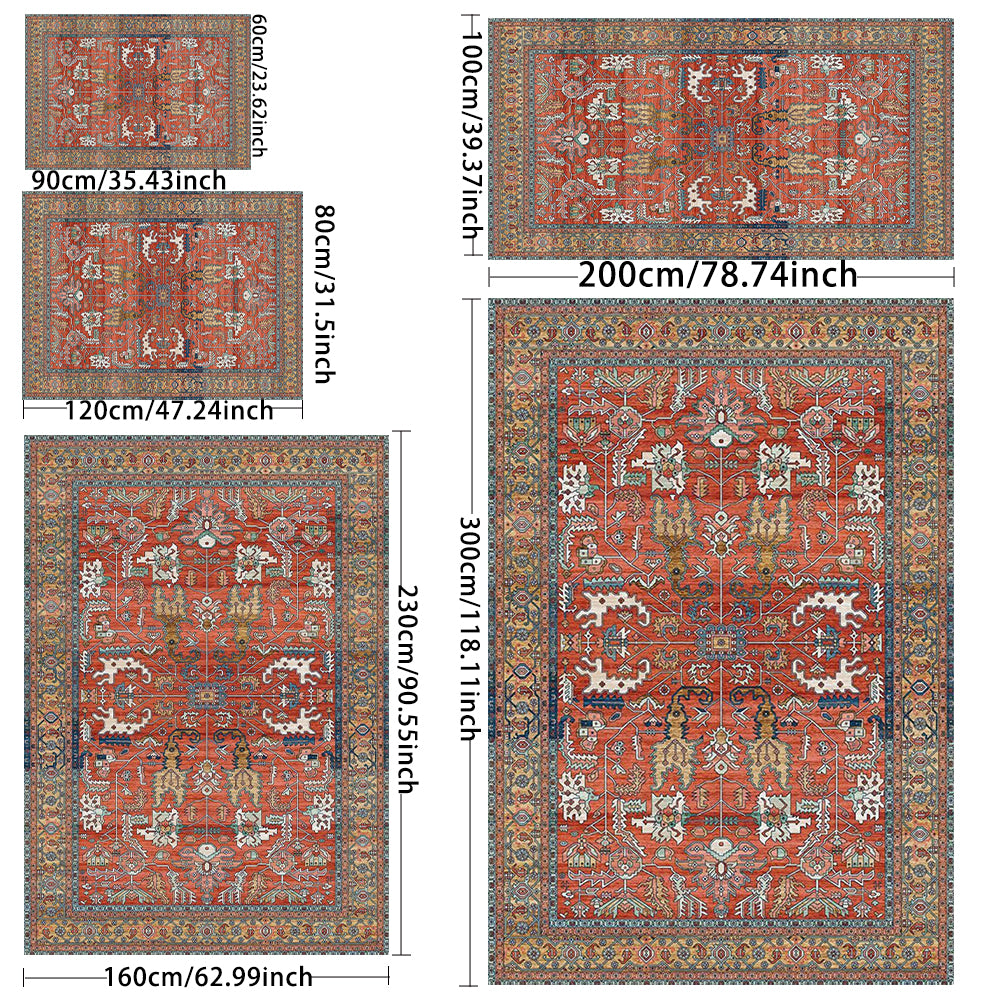 Easy to clean folding traditional carpets - Decorative Area Carpet for Home Décor