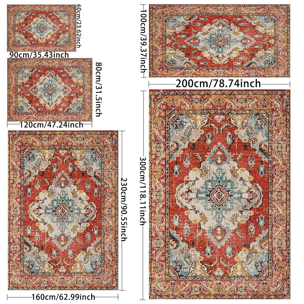 Easy to clean folding traditional carpets - Decorative Area Carpet for Home Décor