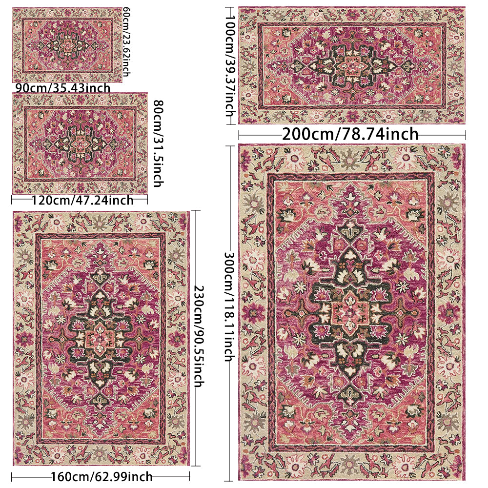 Easy to clean folding traditional carpets - Decorative Area Carpet for Home Décor