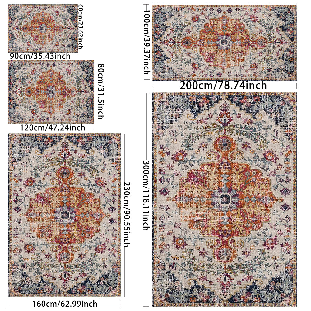 Easy to clean folding traditional carpets - Decorative Area Carpet for Home Décor