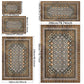 Foldable Washable Vintage Carpets - Decorative Area Carpet for Home Décor