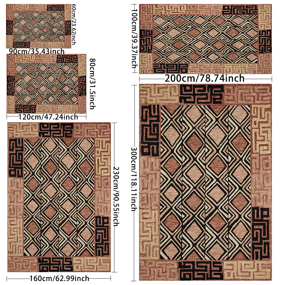 Easy to clean folding traditional carpets - Decorative Area Carpet for Home Décor