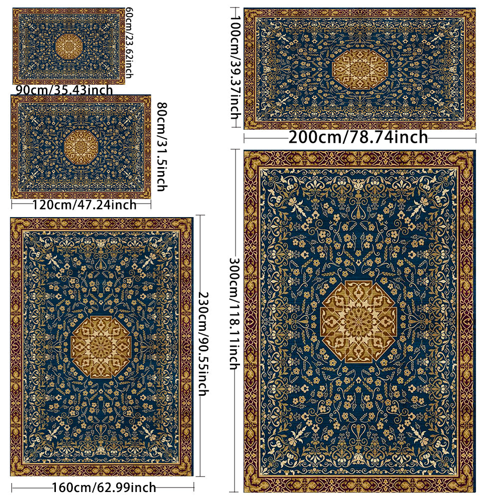 Easy to clean folding traditional carpets - Decorative Area Carpet for Home Décor