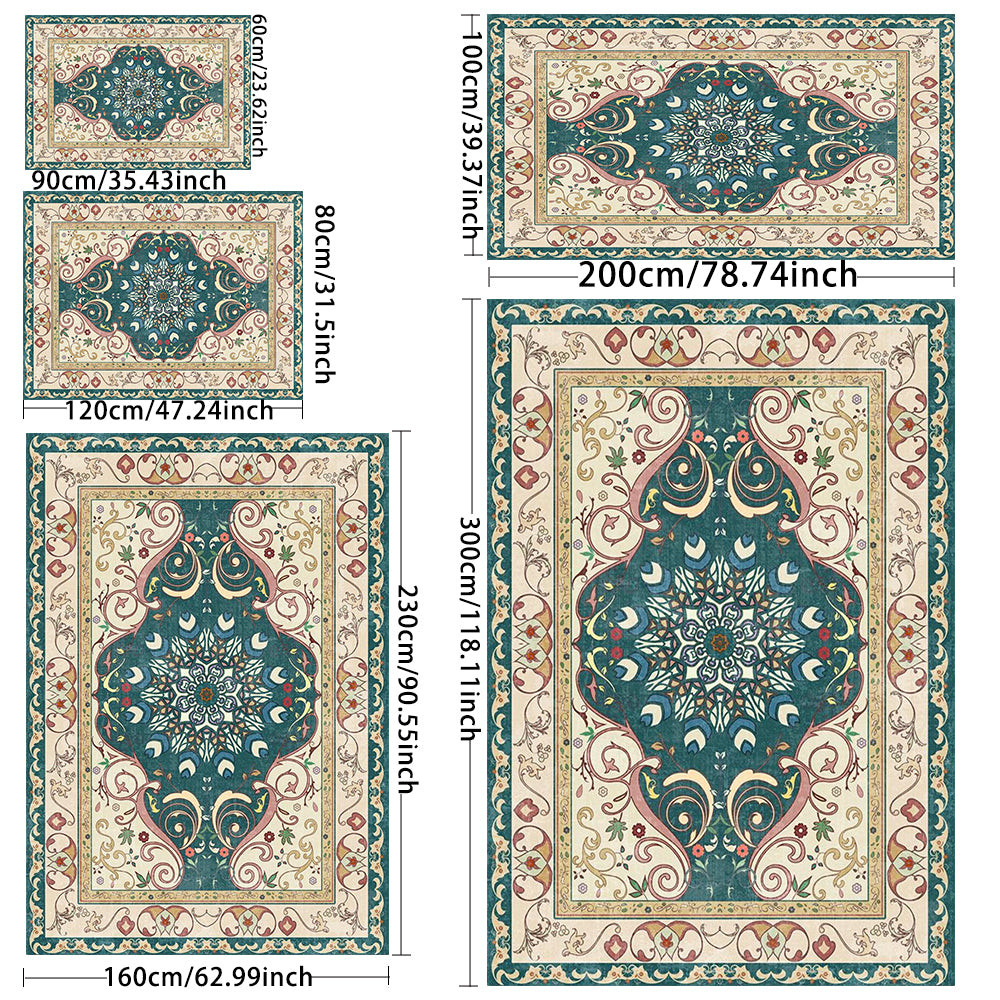 Easy to clean folding traditional carpets - Decorative Area Carpet for Home Décor