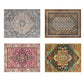 Foldable Washable Vintage Carpets - Decorative Area Carpet for Home Décor