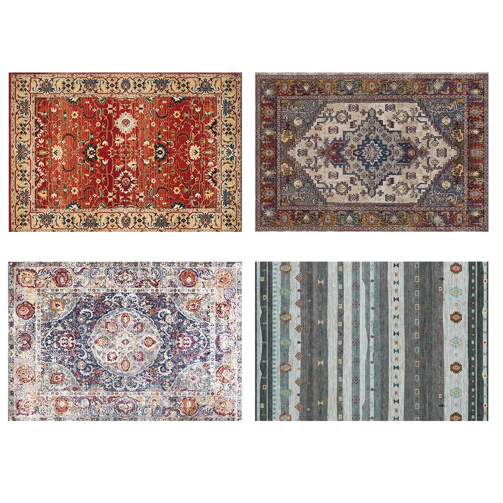 Easy to clean folding traditional carpets - Decorative Area Carpet for Home Décor