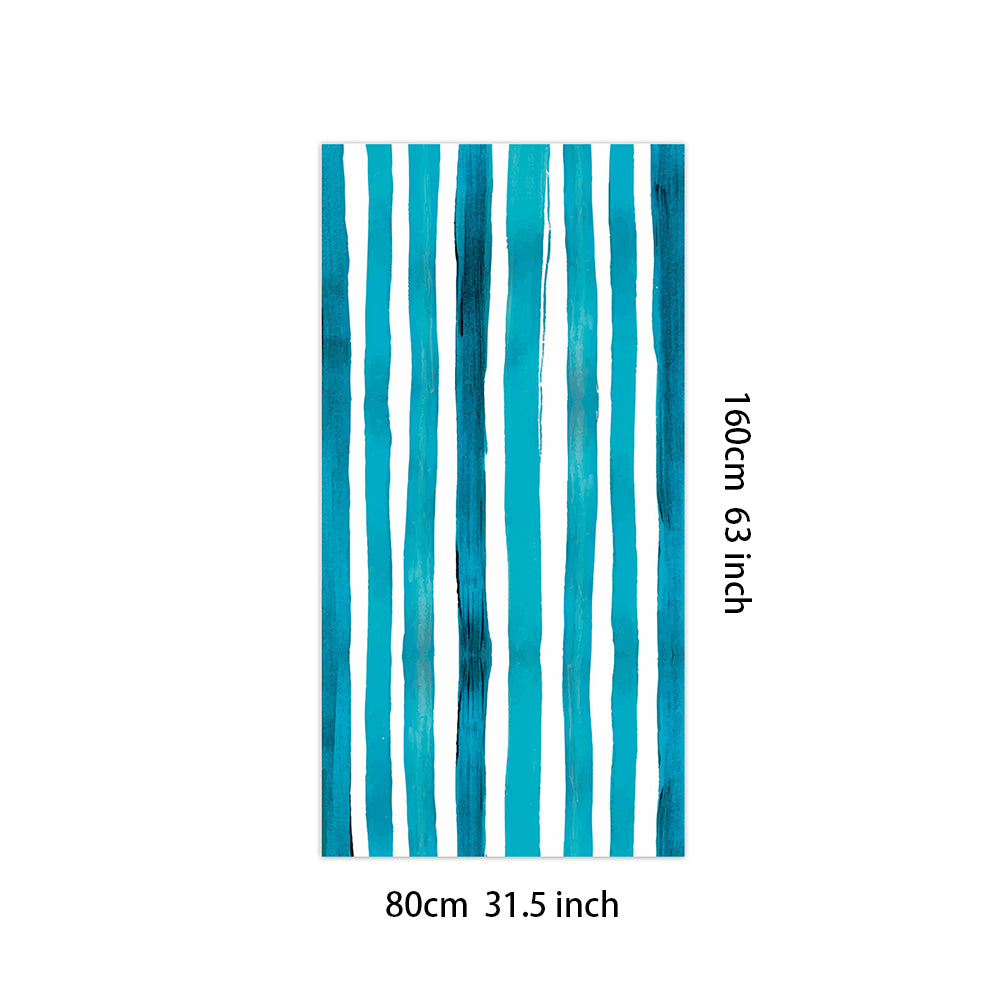 Printed Beach Towels for Vacation - Absorbent Beach Bath Towel with Square Mesh Bag Packaging