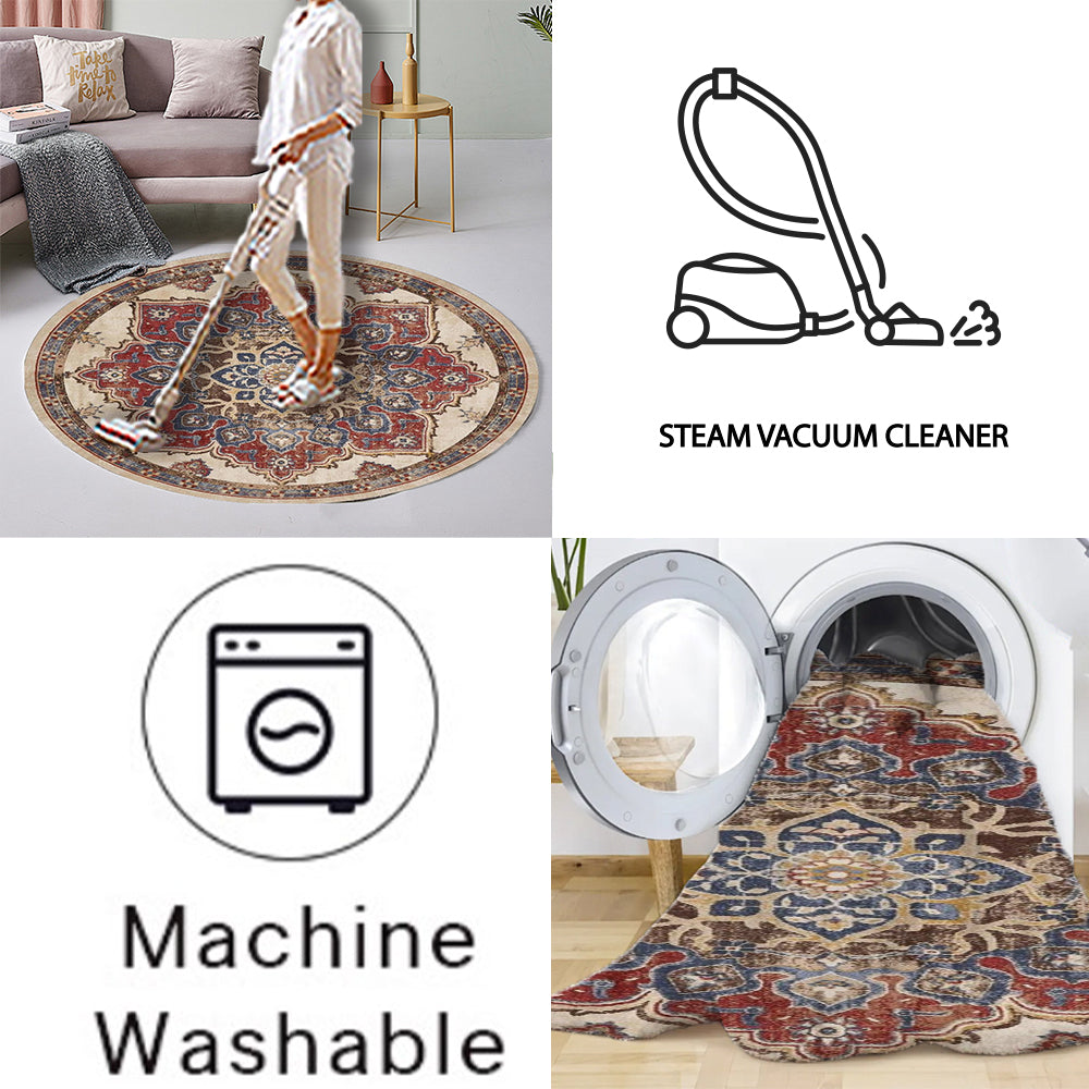 Easy to clean folding traditional carpets - Decorative Area Carpet for Home Décor