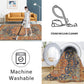 Foldable Washable Vintage Carpets - Decorative Area Carpet for Home Décor