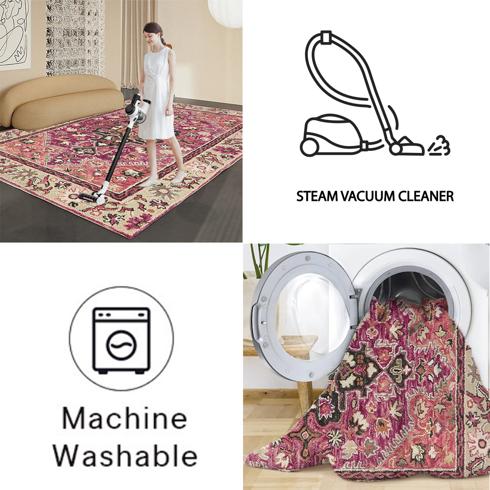 Easy to clean folding traditional carpets - Decorative Area Carpet for Home Décor