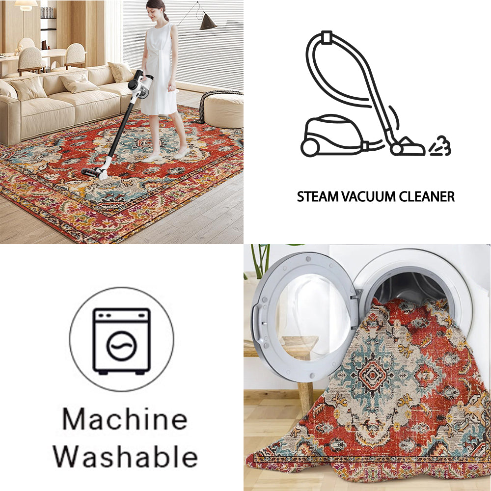 Easy to clean folding traditional carpets - Decorative Area Carpet for Home Décor