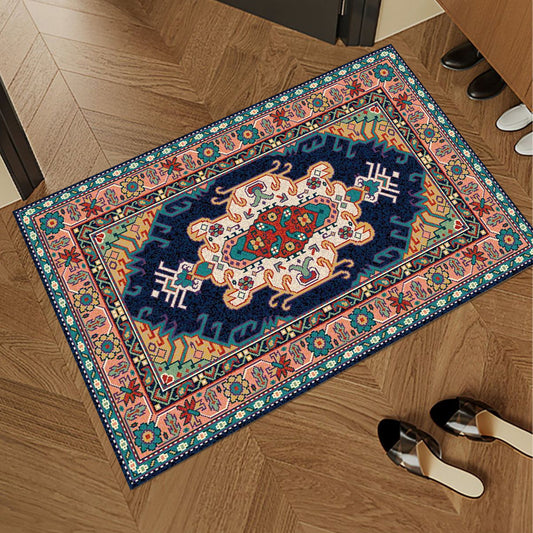 Foldable Washable Vintage Carpets - Decorative Area Carpet for Home Décor