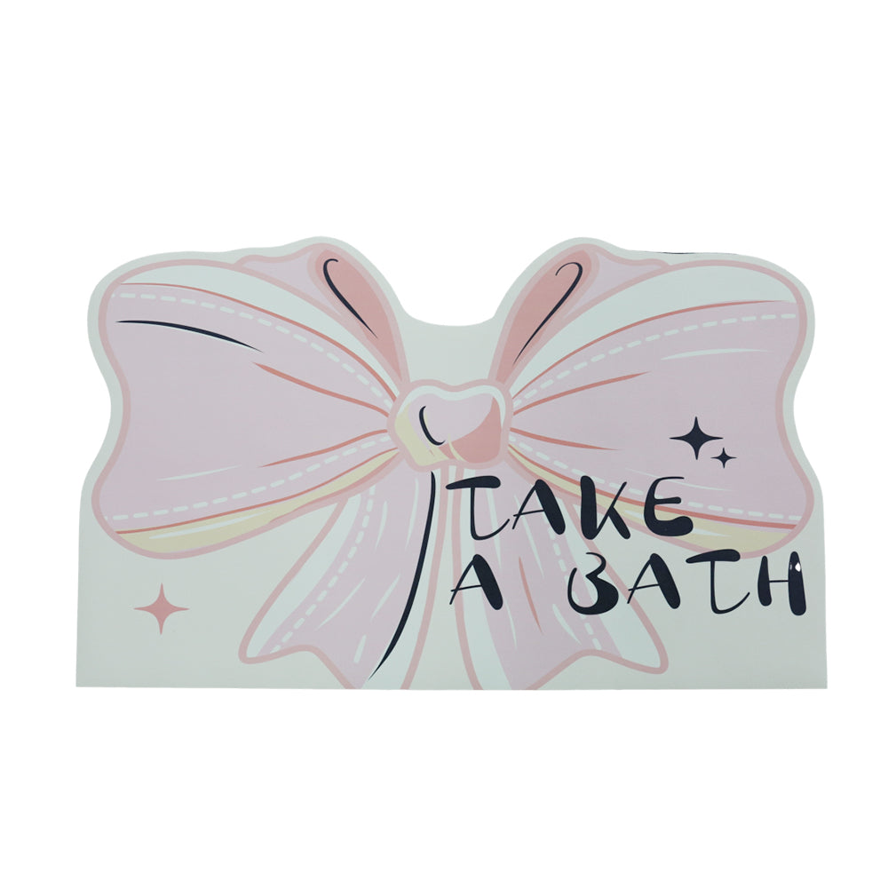 Bow bathroom absorbent non-slip mats