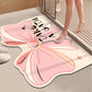 Bow bathroom absorbent non-slip mats