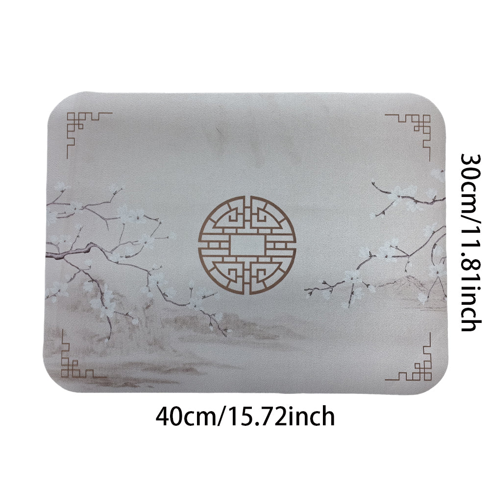 Kitchen cooktop absorbent countertop drain pad diatom mud soft pad sink sink sink pad anti-splash control water