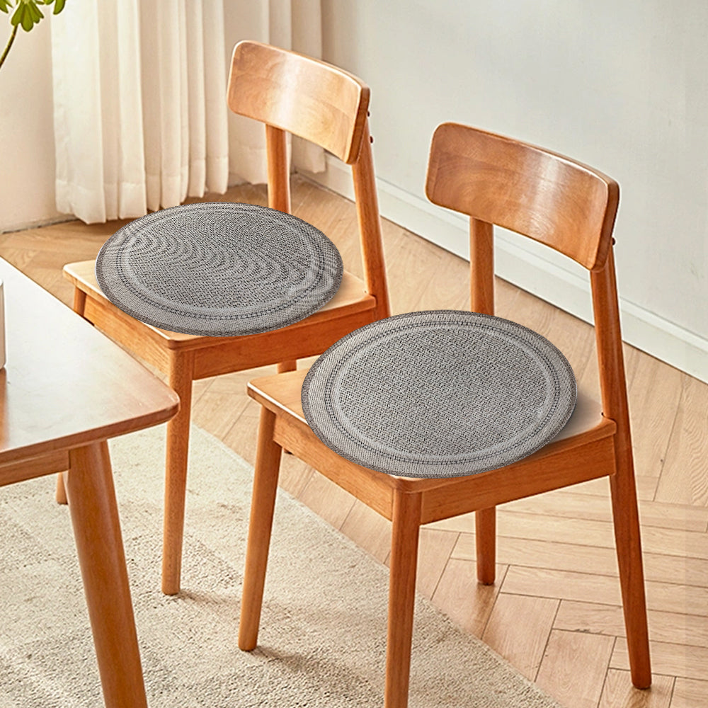 2-Pack Non-Slip Cooling Round Seat Cushions for Chairs and Stools