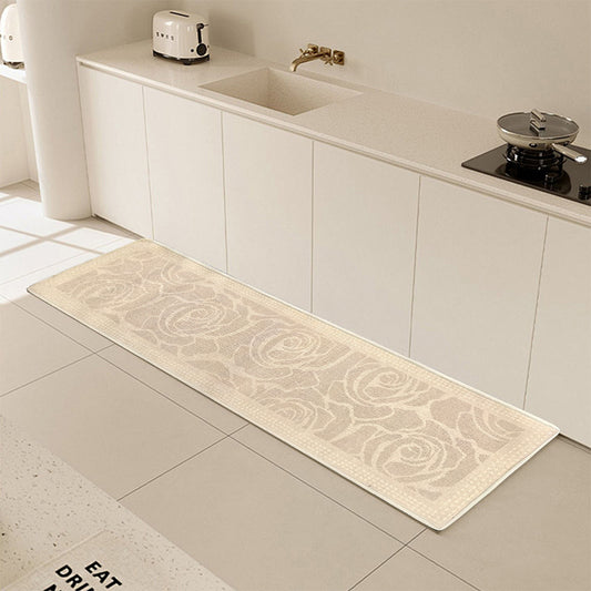 Kitchen Floor Mat - Absorbent Oil-Absorbing Anti-Slip Door Mat, Dirt-Resistant and Wear-Resistant