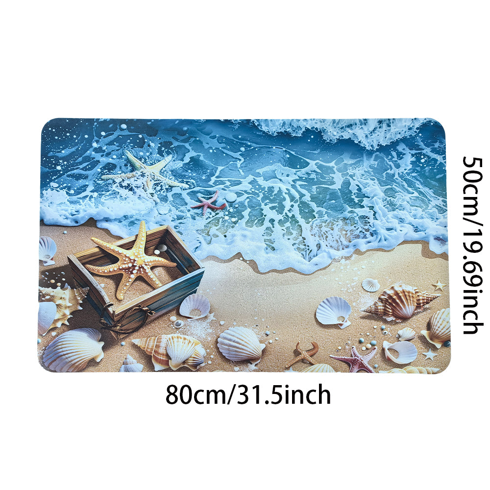 Bathroom floor mat Marine soft diatom mud toilet non-slip absorbent mat quick dry bathroom carpet mixed batch