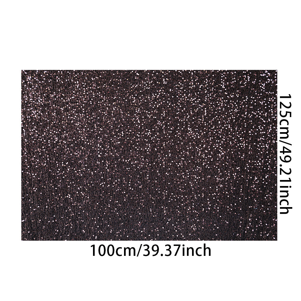 5MM Sequin Fabric with 125cm width for DIY Crafts and Dressmaking